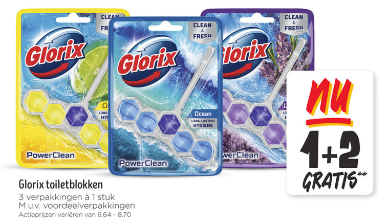 Glorix   toiletblok folder aanbieding bij  Jumbo - details