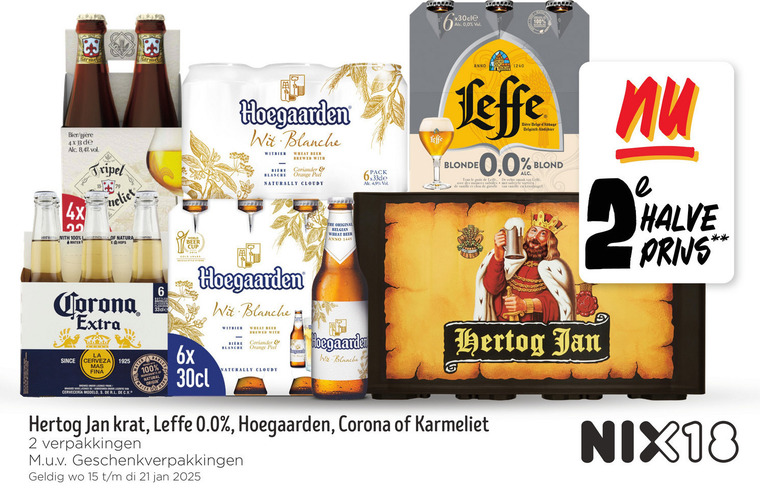 Hoegaarden   speciaalbier, krat bier folder aanbieding bij  Jumbo - details