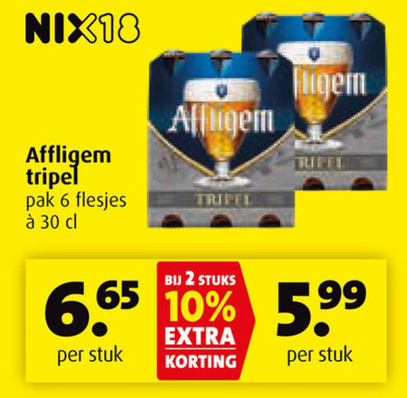 Affligem   speciaalbier folder aanbieding bij  Boni - details