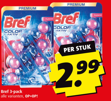 Bref   toiletblok folder aanbieding bij  Boni - details