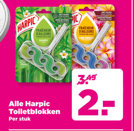 Harpic   toiletblok folder aanbieding bij  Plus - details