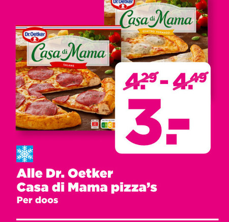 Dr Oetker   diepvriespizza folder aanbieding bij  Plus - details