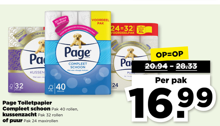 Page   toiletpapier folder aanbieding bij  Plus - details