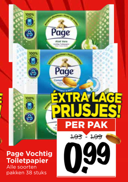 Page   vochtig toiletpapier folder aanbieding bij  Vomar - details