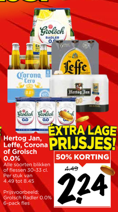 Grolsch   alcoholvrij bier folder aanbieding bij  Vomar - details