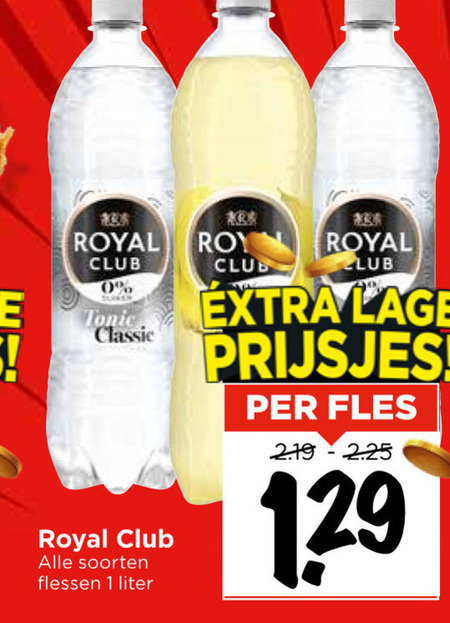 Royal Club   frisdrank folder aanbieding bij  Vomar - details