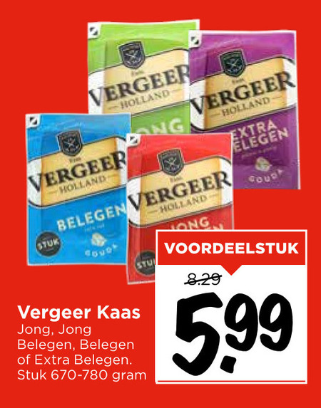 Vergeer   kaas folder aanbieding bij  Vomar - details