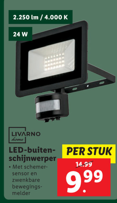 Livarno   buitenlamp folder aanbieding bij  Lidl - details