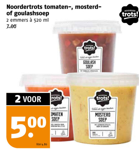 Noordertrots   soep folder aanbieding bij  Poiesz - details