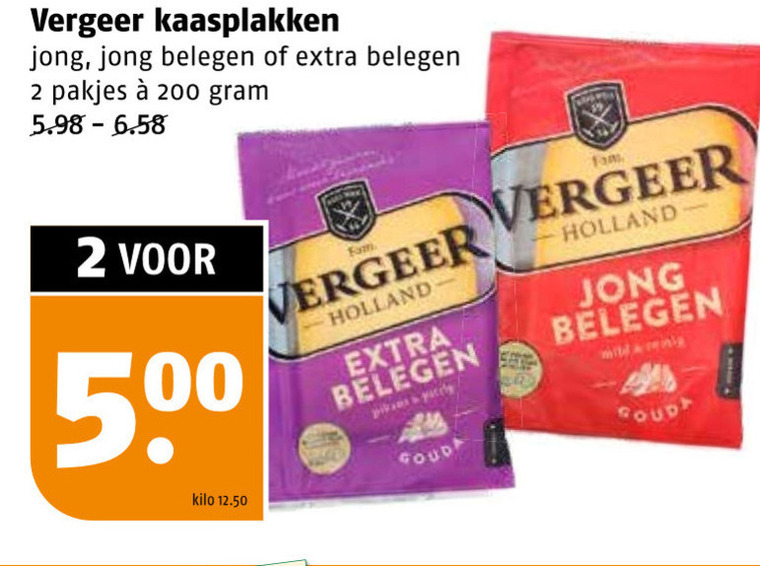 Vergeer   kaasplakken folder aanbieding bij  Poiesz - details