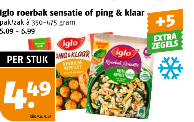 Iglo   diepvriesmaaltijd folder aanbieding bij  Poiesz - details