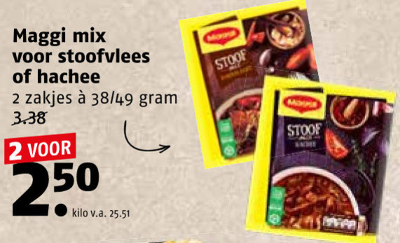 Maggi   maaltijdmix folder aanbieding bij  Poiesz - details