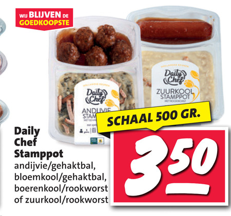 Daily Chef   stamppot  folder aanbieding bij  Nettorama - details