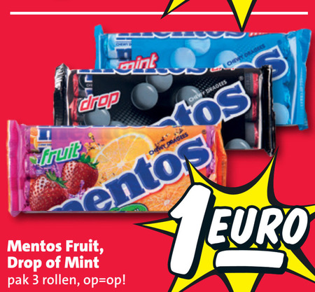 Mentos   snoep folder aanbieding bij  Nettorama - details