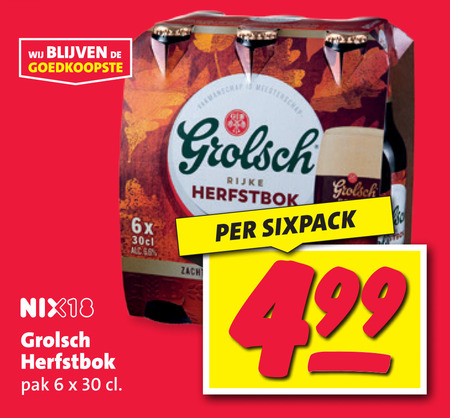 Grolsch   bokbier folder aanbieding bij  Nettorama - details