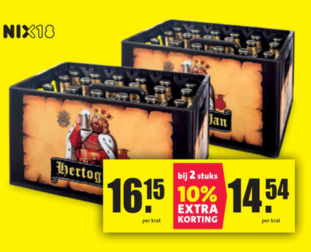 Hertog Jan   krat bier folder aanbieding bij  Nettorama - details