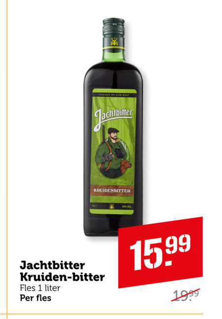 Jachtbitter   kruidenbitter folder aanbieding bij  Coop - details