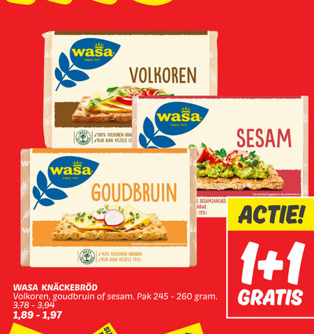 Wasa   knackebrod folder aanbieding bij  Dekamarkt - details