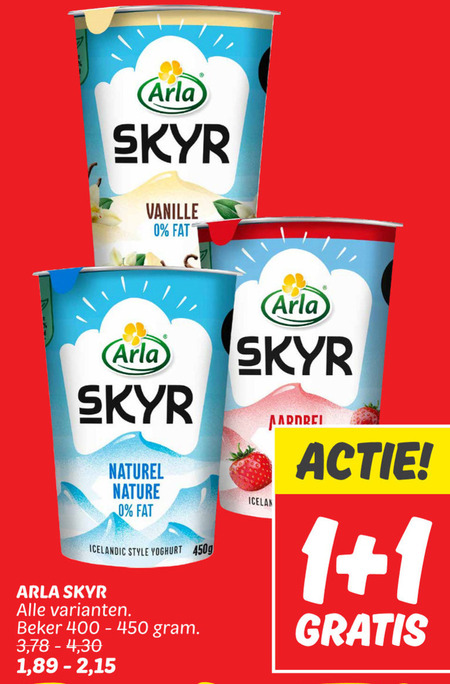 Arla   vruchtenyoghurt folder aanbieding bij  Dekamarkt - details