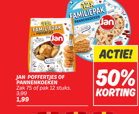 Jan   pannenkoek, poffertjes folder aanbieding bij  Dekamarkt - details