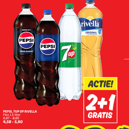 7-Up   cola, frisdrank folder aanbieding bij  Dekamarkt - details