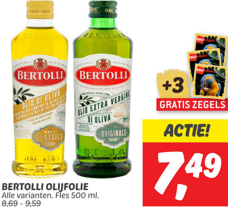 Bertolli   olijfolie folder aanbieding bij  Dekamarkt - details