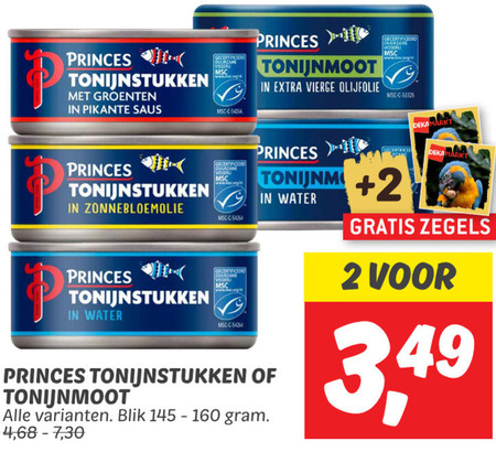 Princes   tonijn in blik folder aanbieding bij  Dekamarkt - details