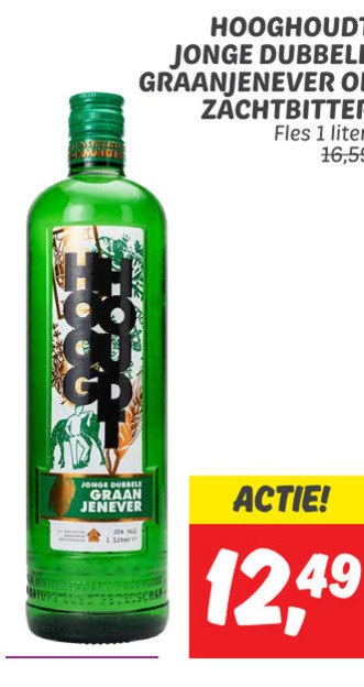 Hooghoudt   jenever folder aanbieding bij  Dekamarkt - details