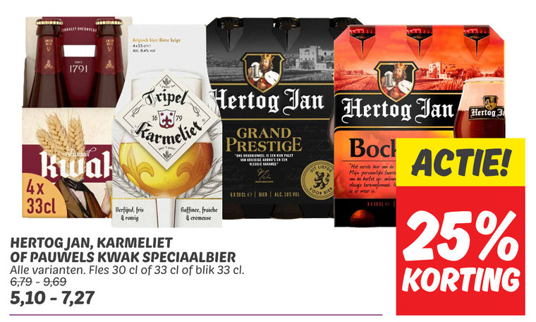 Hertog Jan   speciaalbier folder aanbieding bij  Dekamarkt - details