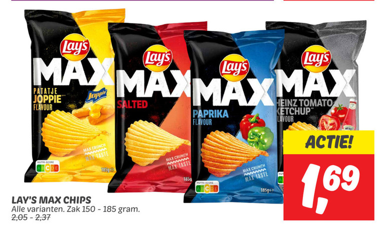 Lays   chips folder aanbieding bij  Dekamarkt - details