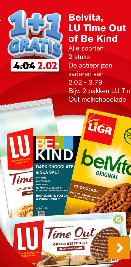 Lu   biscuits folder aanbieding bij  Hoogvliet - details