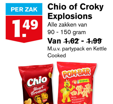 Chio   zoutje folder aanbieding bij  Hoogvliet - details