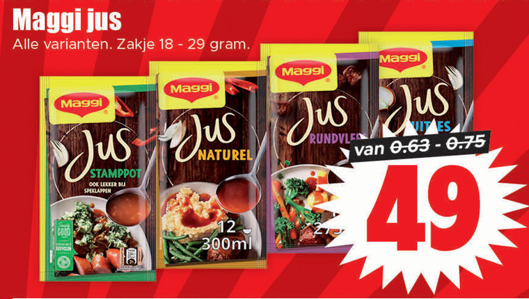 Maggi   jus folder aanbieding bij  Dirk - details