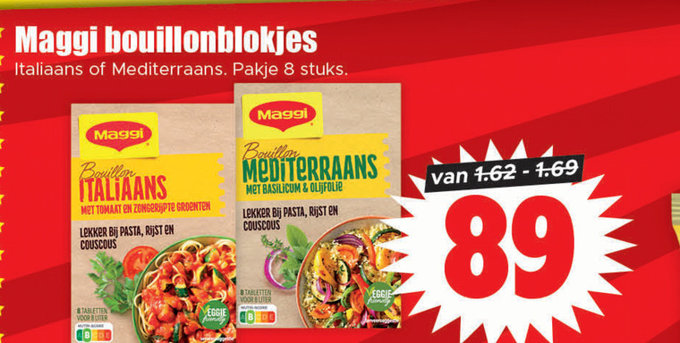 Maggi   bouillon folder aanbieding bij  Dirk - details