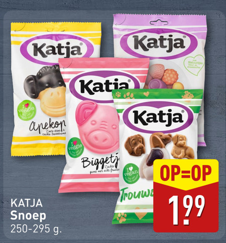 Katja   snoep folder aanbieding bij  Aldi - details