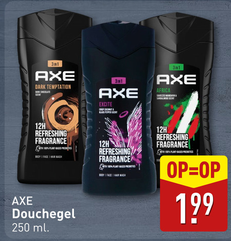 Axe   douchegel folder aanbieding bij  Aldi - details