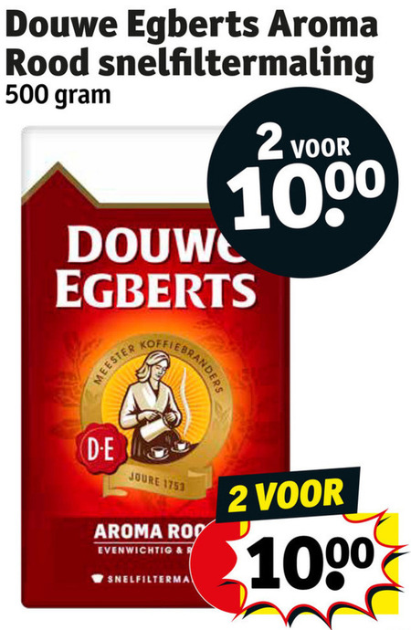 Douwe Egberts   koffie folder aanbieding bij  Kruidvat - details