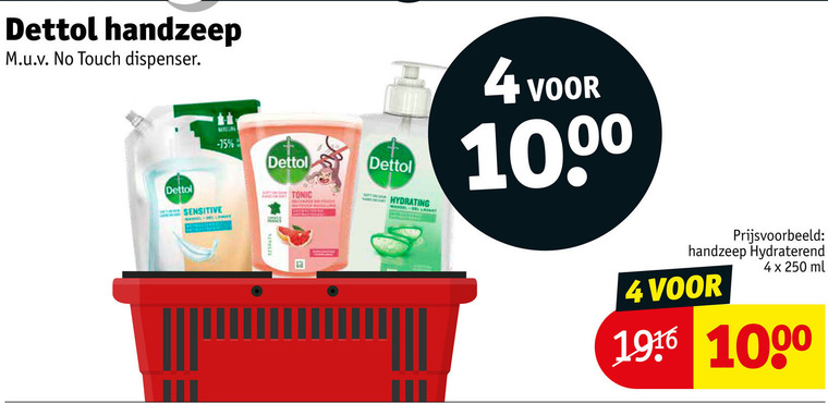 Dettol   handzeep folder aanbieding bij  Kruidvat - details