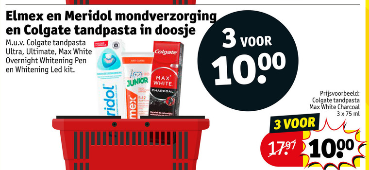 Elmex   tandpasta folder aanbieding bij  Kruidvat - details