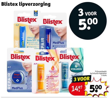 Blistex   lippenbalsem folder aanbieding bij  Kruidvat - details