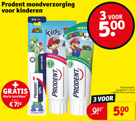 Prodent   tandpasta folder aanbieding bij  Kruidvat - details