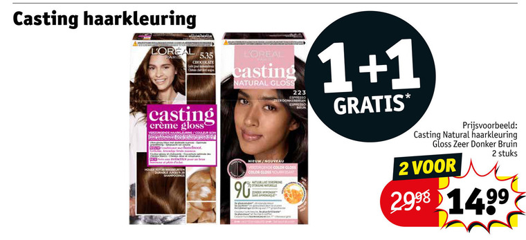 L Oreal   haarkleuring folder aanbieding bij  Kruidvat - details