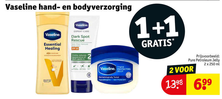 Vaseline   bodylotion, handcreme folder aanbieding bij  Kruidvat - details