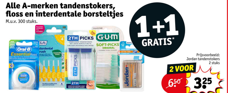 Alle merken   interdentale ragers, flosdraad folder aanbieding bij  Kruidvat - details