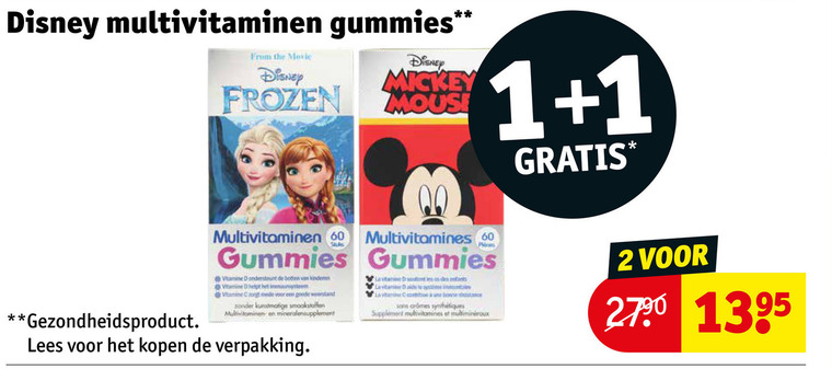 Gummies   multivitaminen folder aanbieding bij  Kruidvat - details