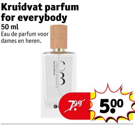 Kruidvat Huismerk   eau de parfum folder aanbieding bij  Kruidvat - details