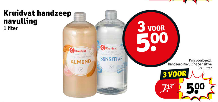 Kruidvat Huismerk   handzeep folder aanbieding bij  Kruidvat - details