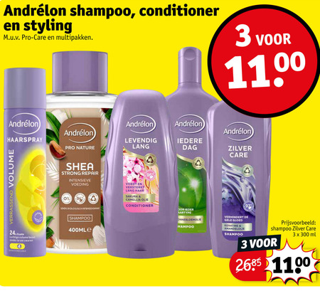 Andrelon   shampoo, conditioner folder aanbieding bij  Kruidvat - details