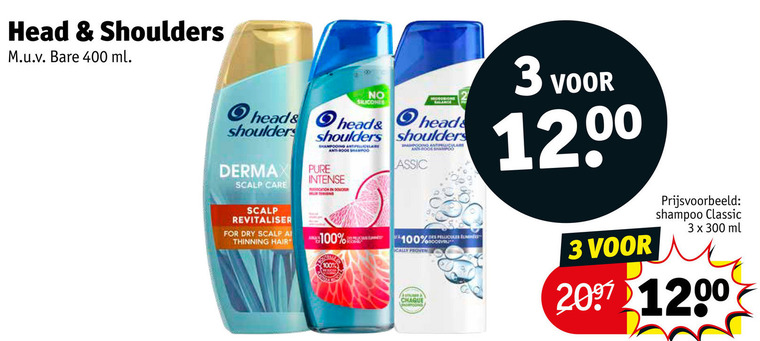 Head and Shoulders   shampoo folder aanbieding bij  Kruidvat - details