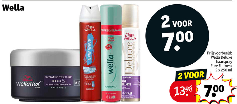 Wella   haargel, hairspray folder aanbieding bij  Kruidvat - details